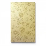 Dutch floral wall Covering, size 10 m x 0.53 m, gold color, model 17815  