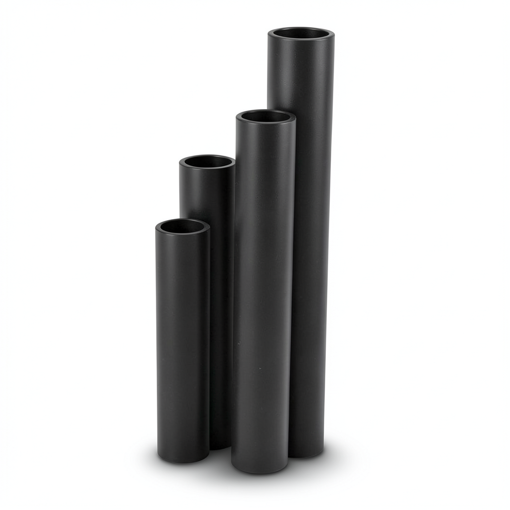 Al-Jawdah HDPE Pipes SDR 13.6 Outside Diameter 250 mm Thickness 18.4 mm Black