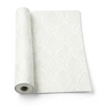 Italian Wallpaper Patterned Design 10m x 0.70m Off White