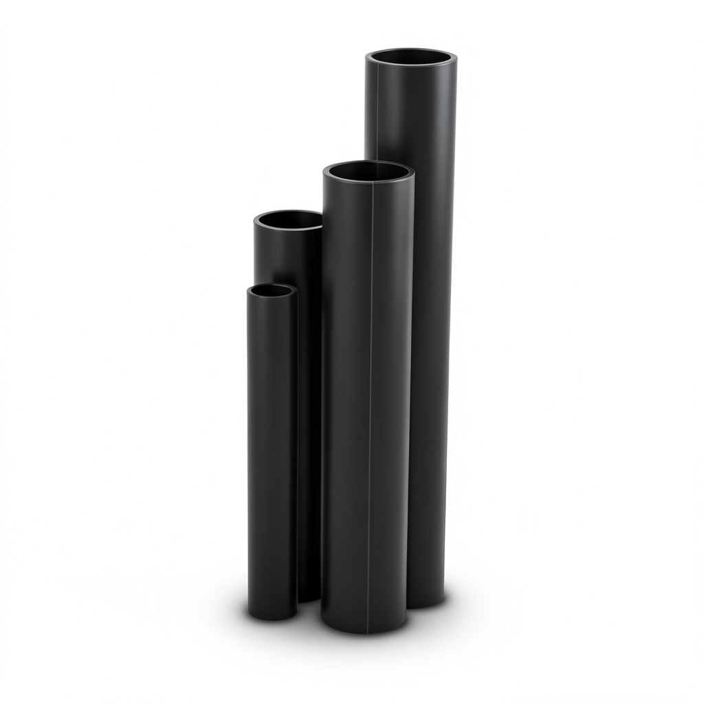 مواسير HDPE SDR 17.6 قطر خارجي 50 مم سمك 2.9 مم لون أسود