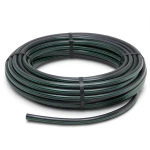 HDPE Plastic Coil Pipe PN 9.8 Bar PE 63 OD 110 mm SDR 9 Black with Green Stripes