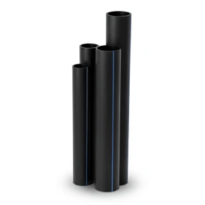 أنابيب HDPE SDR 17.6 قطر خارجي 225 مم سمك 12.8 مم لون أسود