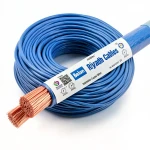 PVC Insulation Stranded Copper Single Electrical Wire, 630mm2 Cross Section, 450/750V, Blue Color | Riyadh Cables