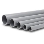 UPVC Pipes Nominal Pressure 6 Bar Outside Diameter 160 mm Thickness 4.7 mm Gray