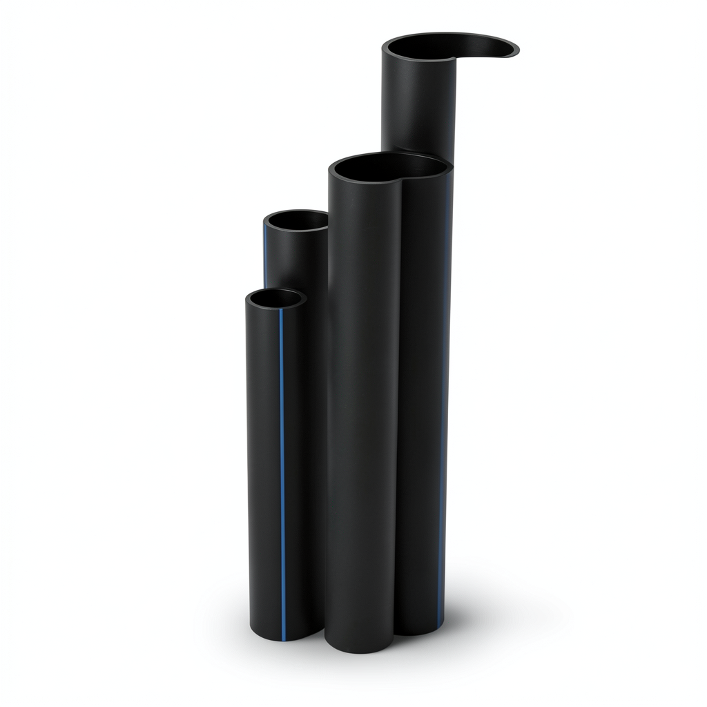 HDPE Pipes SDR 17.6 Outside Diameter 63 mm Thickness 3.6 mm Black