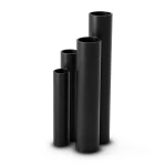HDPE Pipes SDR 17.6 Outside Diameter 90 mm Thickness 5.1 mm Black