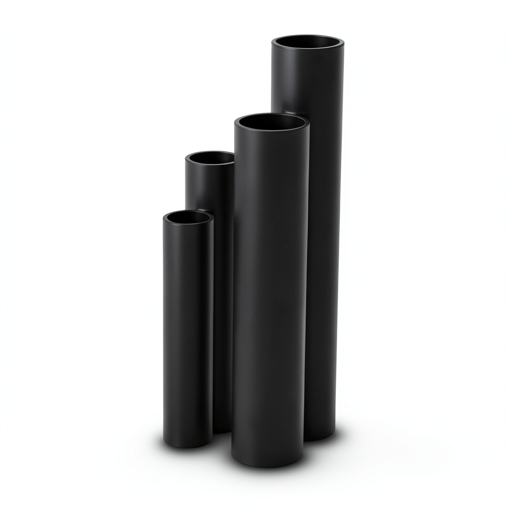 مواسير HDPE SDR 17.6 قطر خارجي 90 مم سمك 5.1 مم لون أسود