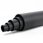 HDPE Polyethylene Plastic Pipe  Pressure 4 Bar [PE 100] Size (OD) 450 mm  SDR 33  Color Black | Almona Factory