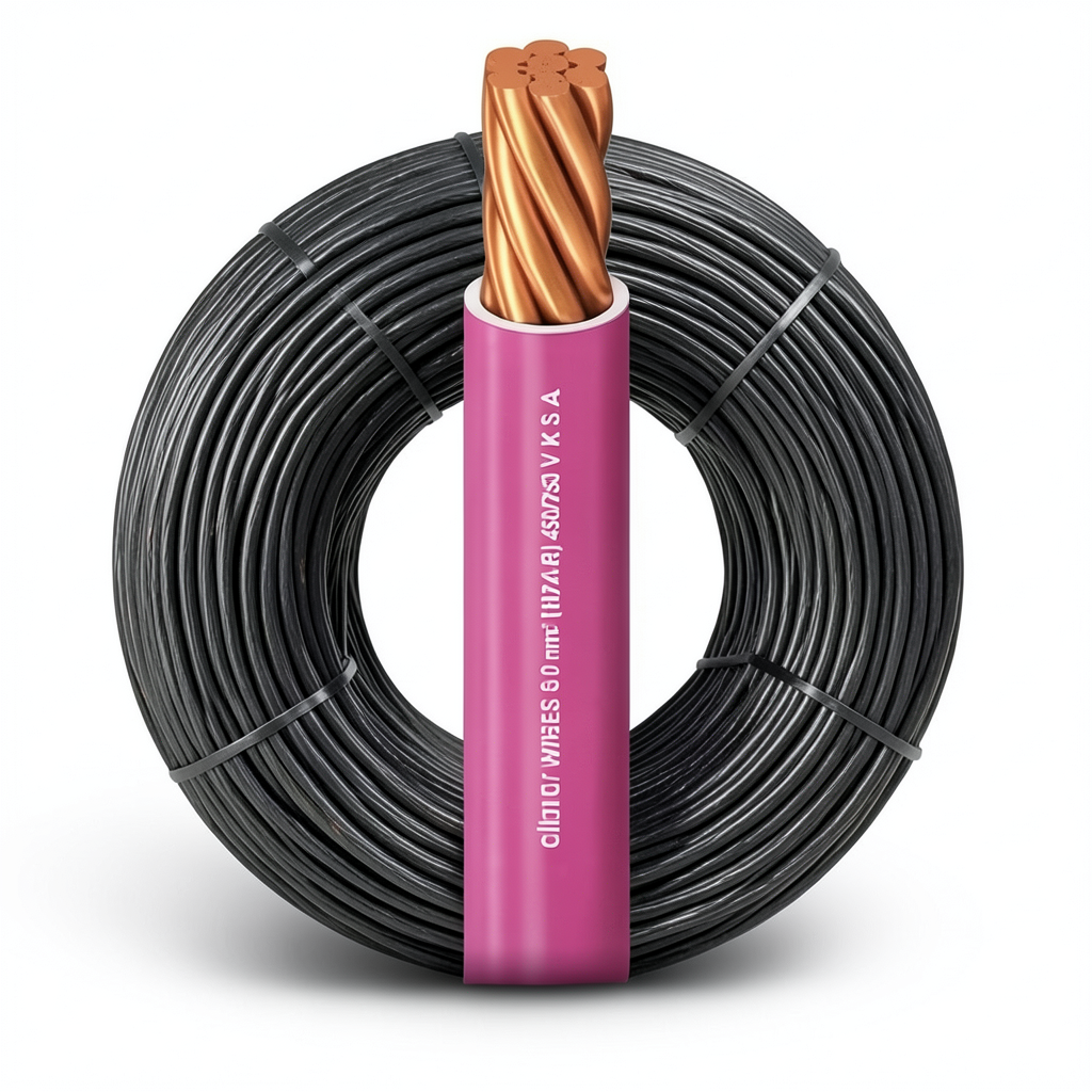 50mm Stranded Copper Wire Heat Resistant PVC Insulated 450/750V 300ft Coil | Al Fanar
