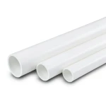 مواسير UPVC سمك 1.85 مم SDR 26 قطر خارجي 48.26 مم أبيض