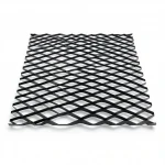 Hot Rolled (Black) Steel Expanded Metal Mesh  [Mazyoon] Thickness 2.7 mm Width 2.44  meter Length 1 meter | Bait Al Tatawor Company