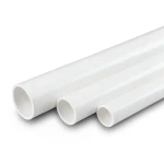 أنابيب UPVC سمك 4.29 مم SDR 17 مقاس 2.5 إنش لون أبيض