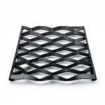 Hot Rolled (Black) Steel Expanded Metal Mesh  [Mazyoon] Thickness 2.8 mm Width 2.44  meter Length 2 meter | Bait Al Tatawor Company