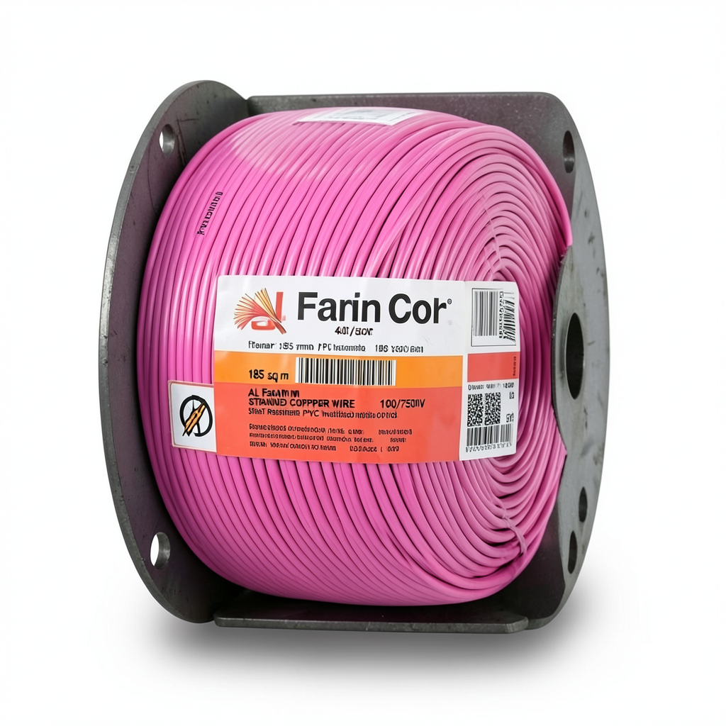 185 sq mm Stranded Copper Wire Heat Resistant PVC Insulated 450/750V 100 Yards Coil | Al Fanar
