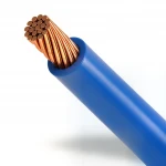 سلك كهرباء مجدول 2.5 ملم 450/750 فولت، موصل نحاس معزول PVC لون ازرق | نحاسكم العالمية