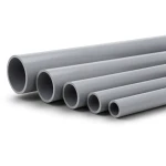 UPVC Pipes Nominal Pressure 6 Bar Outside Diameter 160 mm Thickness 4.7 mm Gray