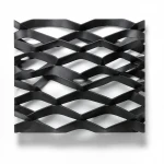 Hot Rolled (Black) Steel Expanded Metal Mesh  [Mazyoon] Thickness 2.8 mm Width 2.44  meter Length 5 meter | Bait Al Tatawor Company