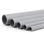 UPVC Pipes Nominal Pressure 6 Bar Outside Diameter 200 mm Thickness 5.9 mm Gray