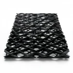 Hot Rolled (Black) Steel Expanded Metal Mesh  [Mazyoon] Thickness 2.8 mm Width 2.44  meter Length 6 meter | Bait Al Tatawor Company