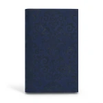 Italian Wallpaper Classic Design 10 m x 1.06 m Navy Blue, Model 81848