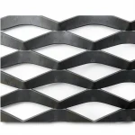 Hot Rolled (Black) Steel Expanded Metal Mesh  [Mazyoon] Thickness 3.8 mm Width 2.44  meter Length 5 meter | Bait Al Tatawor Company