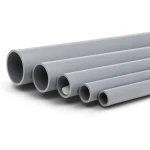 UPVC Pipes Nominal Pressure 6 Bar Outside Diameter 500 mm Thickness 14.6 mm Gray