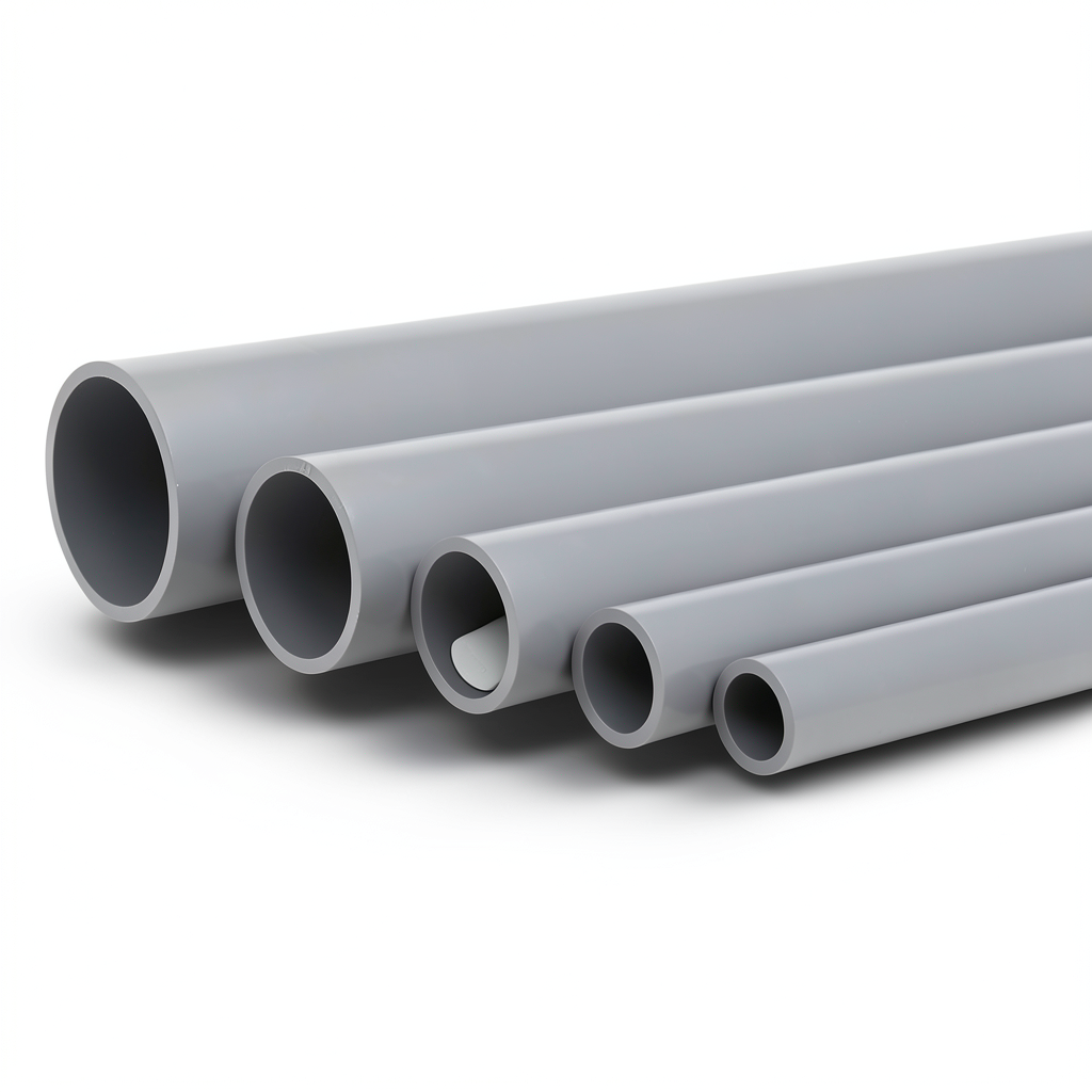UPVC Pipes Nominal Pressure 6 Bar Outside Diameter 500 mm Thickness 14.6 mm Gray