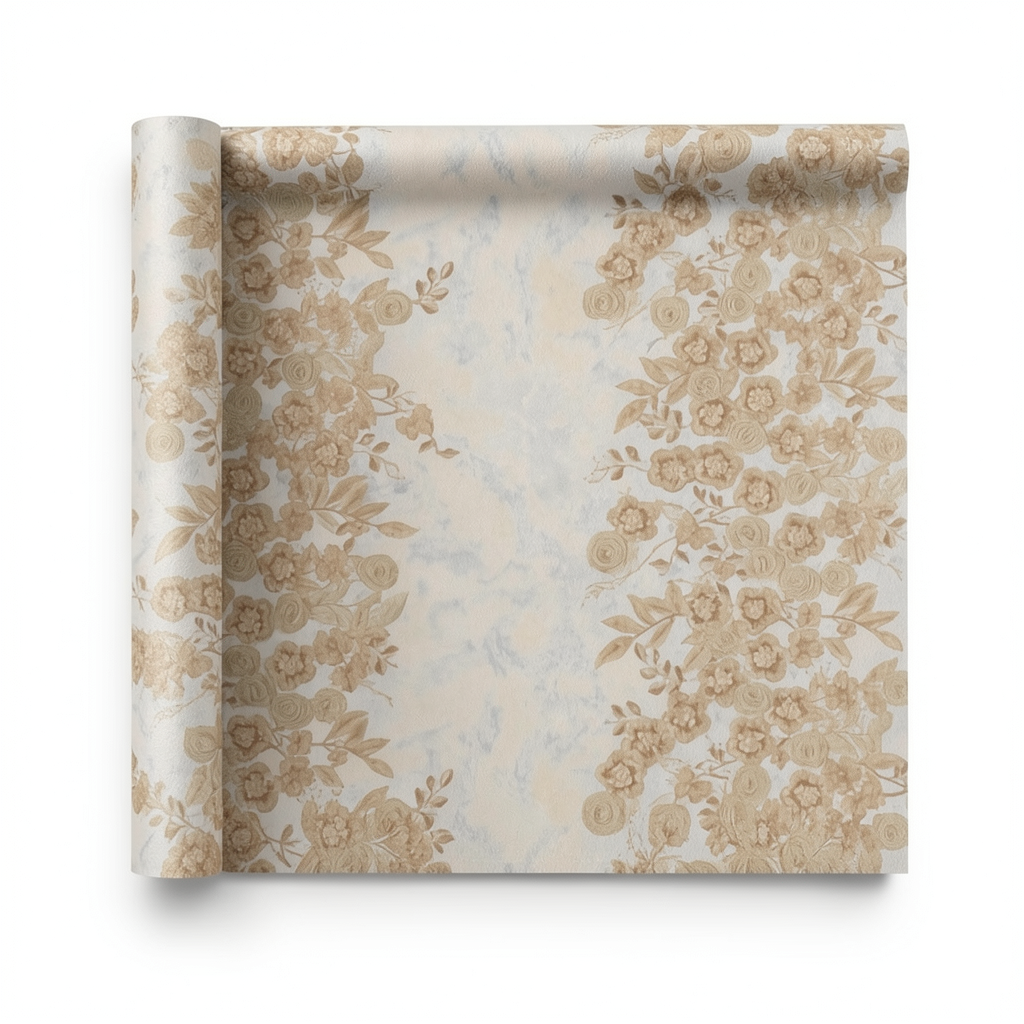 Italian Wall Decoration 10m x 1.06m Light Brown, Model 81565