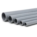 UPVC Pipes Nominal Pressure 10 Bar Outside Diameter 90 mm Thickness 4.3 mm Gray