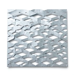Galvanized Steel Expanded Metal Mesh Thickness 2 mm Width 1.22 M Length 4 meter