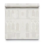 ورق جداري ايطالي، لون بيج شاحب، تصميم مودرن، مقاس 10 م×1.06 م، موديل 81737
