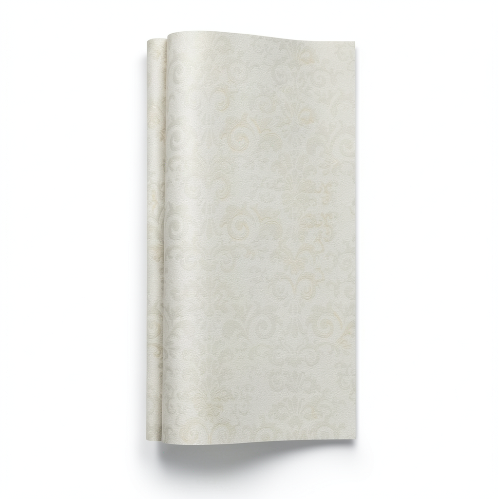 Italian Wallpaper Classic Design 10m x 1.06m Light Beige