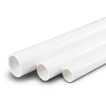 مواسير UPVC سمك 1.85 مم SDR 26 قطر خارجي 48.26 مم أبيض