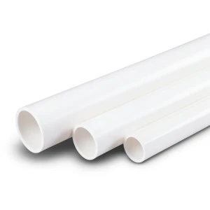 مواسير UPVC سمك 1.85 مم SDR 26 قطر خارجي 48.26 مم أبيض