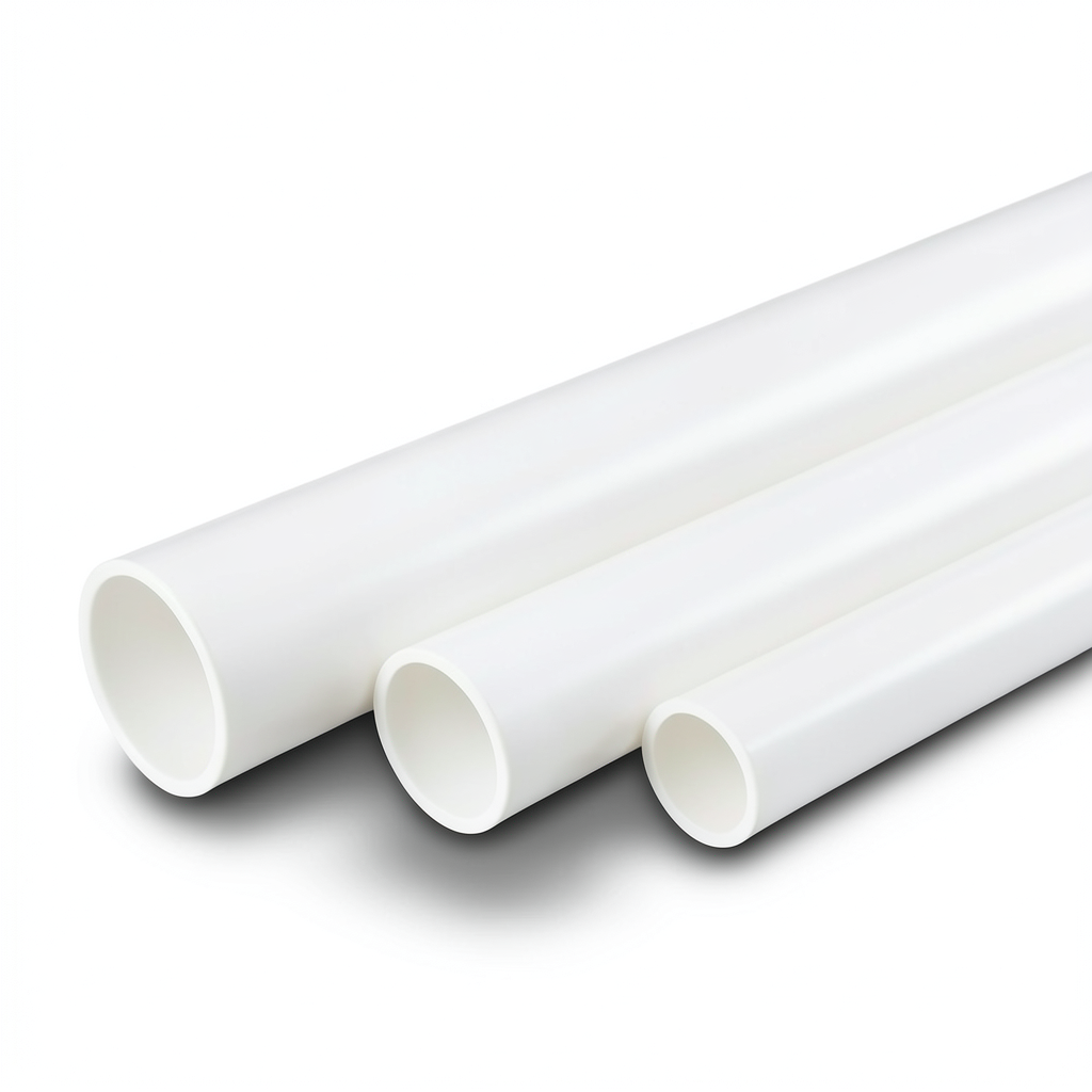 مواسير UPVC مقاس 2 أنش سمك 2.31 مم SDR 26 قطر خارجي 60.32 مم أبيض