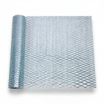 Galvanized Steel Expanded Metal Mesh  [Mazyoon] Thickness 3 mm Width 2.44  M Length 5 M | Bait Al Tatawor Factory