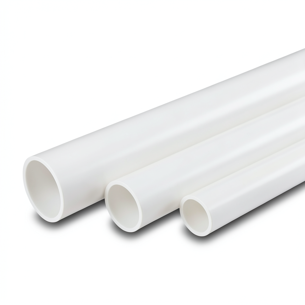 مواسير UPVC مقاس 3أنش سمك 3.43 مم SDR 26 القطر الخارجي 88.9 مم أبيض