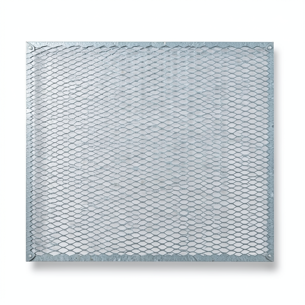 Galvanized Steel Expanded Metal Mesh Thickness 2.3 mm Width 1.22 m Length 1 m