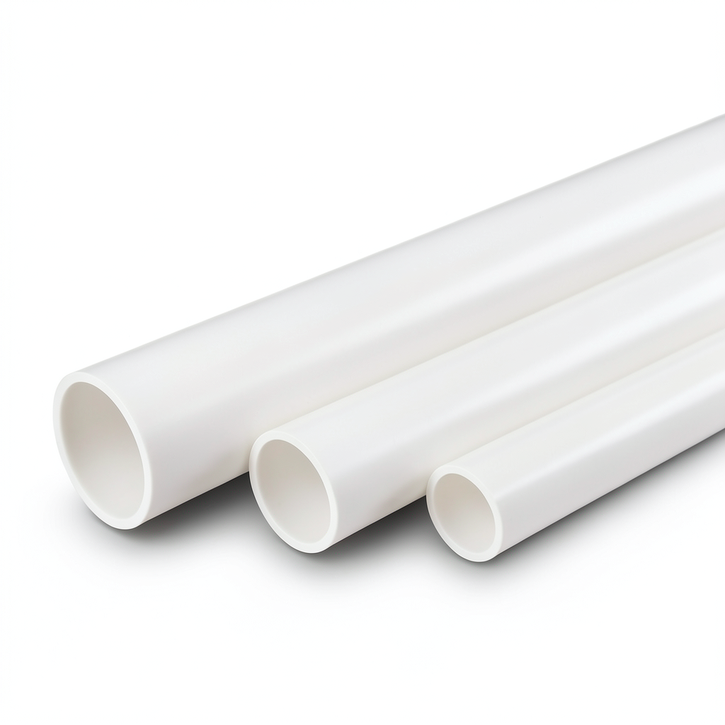 أنبوب UPVC مقاس 4 أنش سمك 4.39 مم SDR 26 القطر الخارجي 114.3 مم أبيض