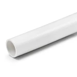 أنابيب UPVC مقاس 0.75 أنش سمك 1.52 مم SDR 26 قطر خارجي 26.67 مم أبيض