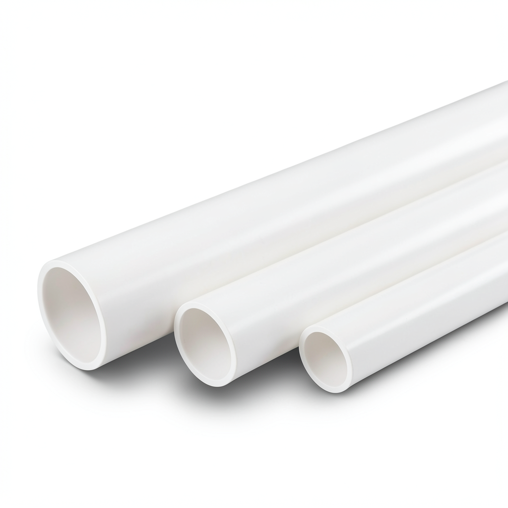 أنابيب UPVC مقاس 1.25 أنش سمك 2 مم SDR 21 القطر الخارجي 42.16 مم أبيض