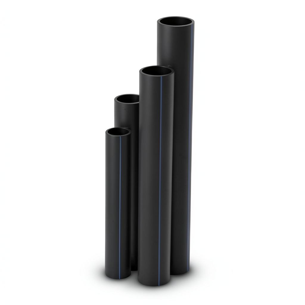 HDPE Pipes SDR 22 Outside Diameter 900 mm Thickness 41 mm Black