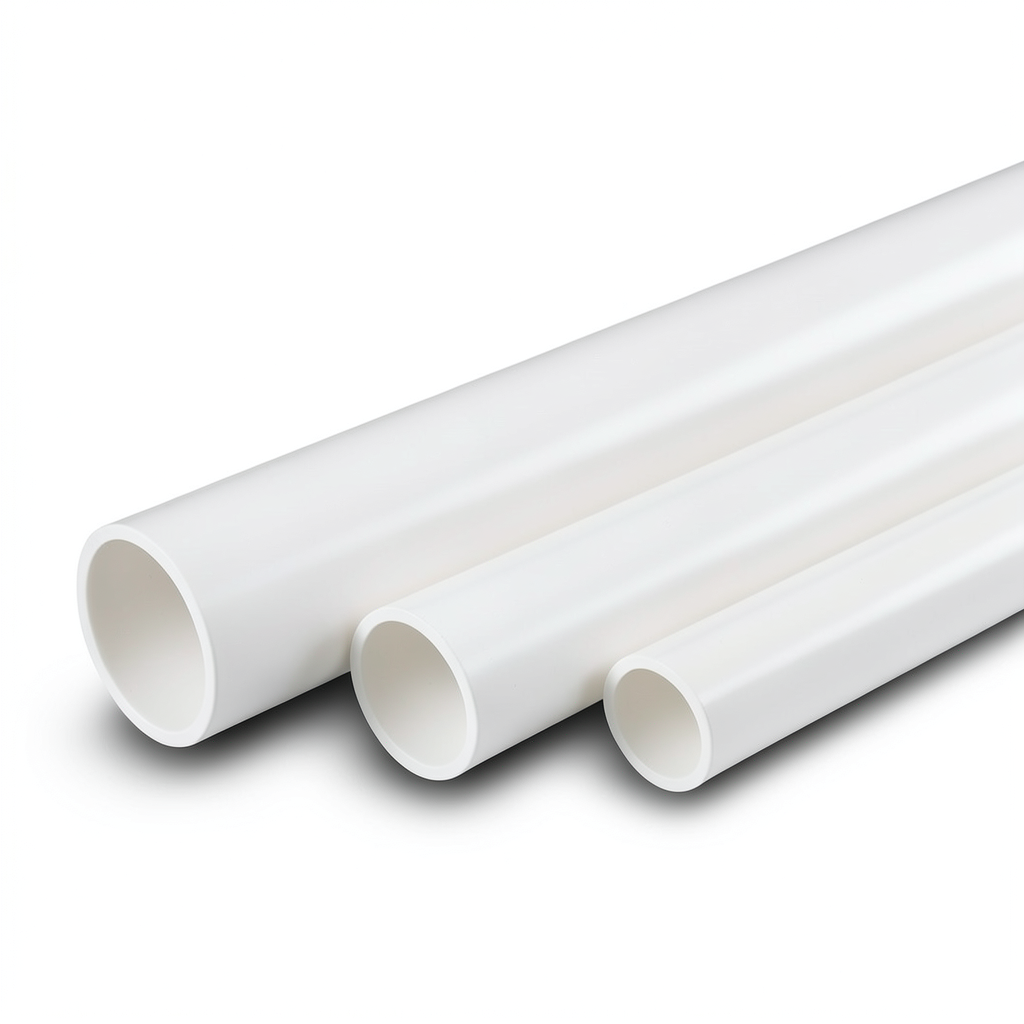 مواسير UPVC مقاس 3 إنش سمك 4.24 مم SDR 21 لون أبيض