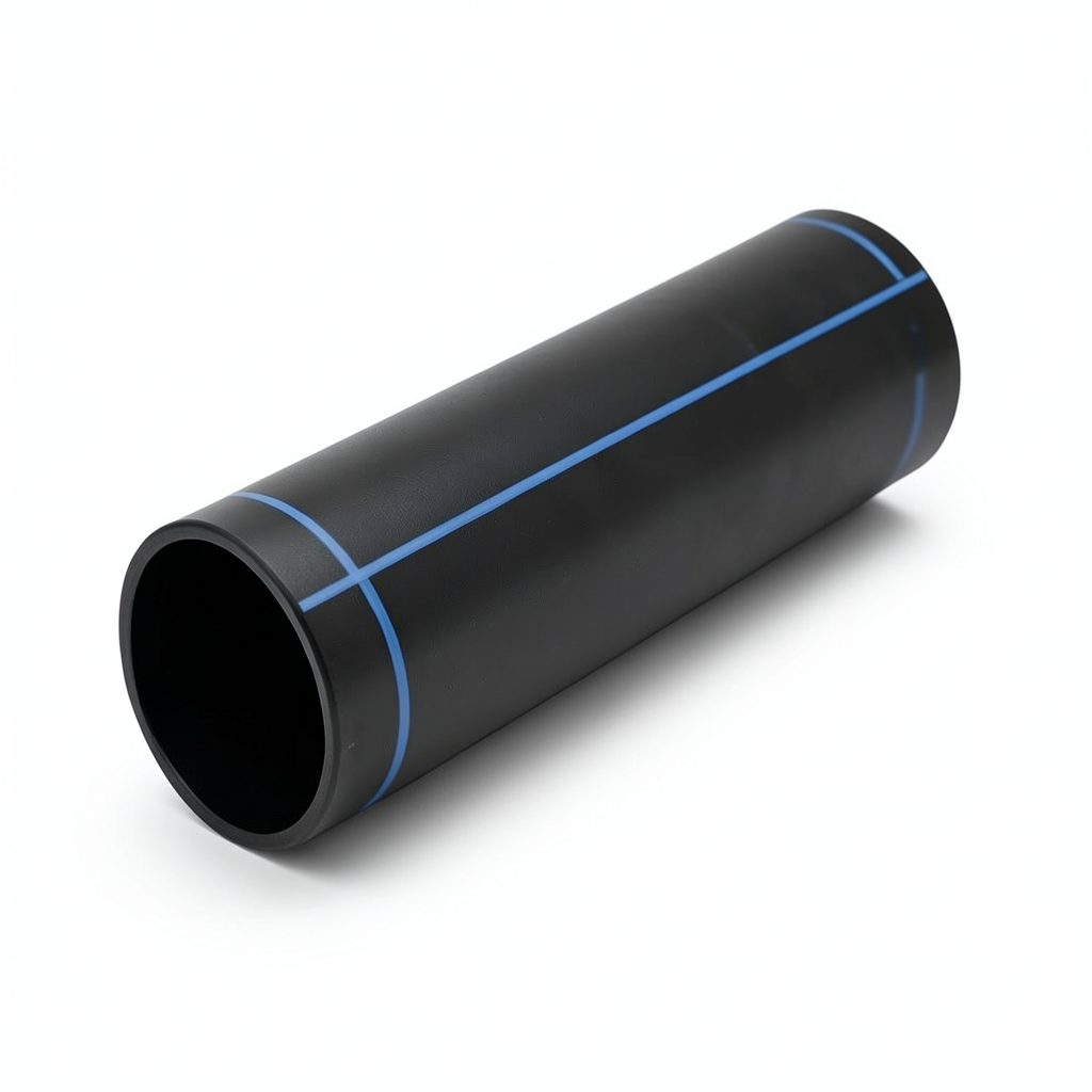 أنابيب HDPE نسبة الأبعاد القياسية 17.6 قطر خارجي 400 مم سمك 22.7 مم لون أسود