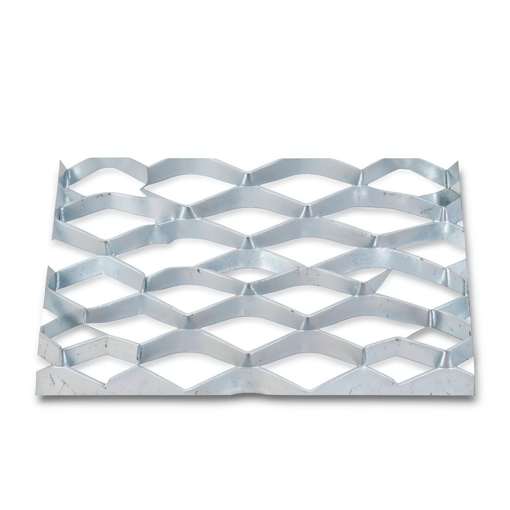 Galvanized Steel Expanded Metal Mesh Thickness 2.3 mm Width 1.22 m Length 7 m