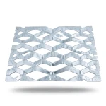 Galvanized Steel Expanded Metal Mesh Thickness 2 mm Width 1.22 m Length 2 m