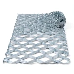 Galvanized Steel Expanded Metal Mesh Thickness 2 mm Width 1.22 m Length 3 m