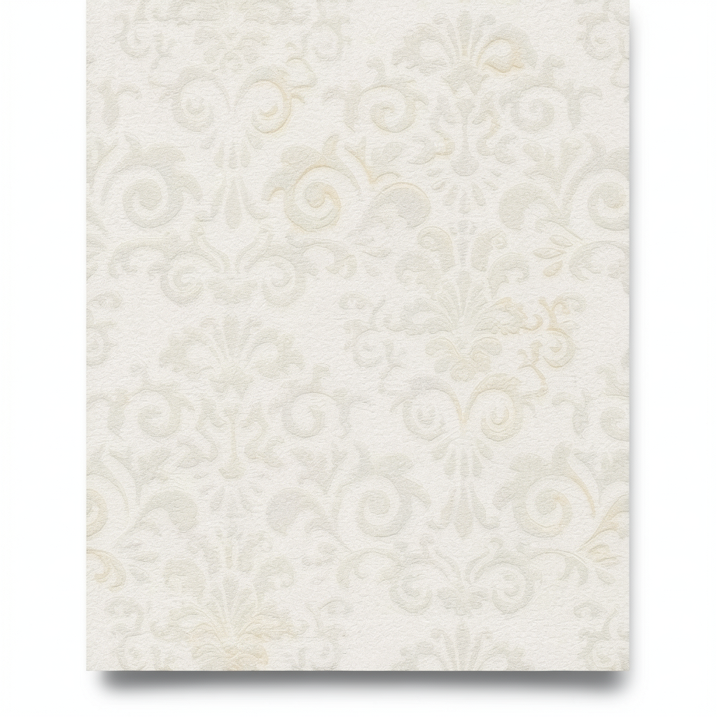 Italian Wallpaper Classic Design 10m x 1.06m Light Beige