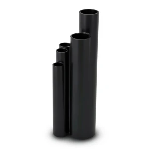 أنابيب HDPE نسبة الأبعاد القياسية 17.6 قطر خارجي 710 مم سمك 40.2 مم أسود