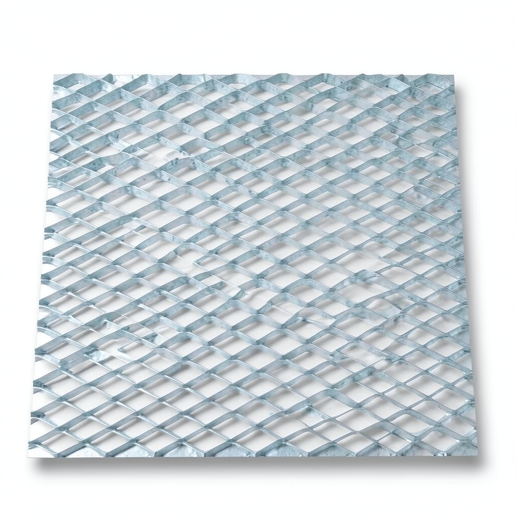 Galvanized Steel Expanded Metal Mesh Thickness 2 mm Width 1.22 M Length 5 M